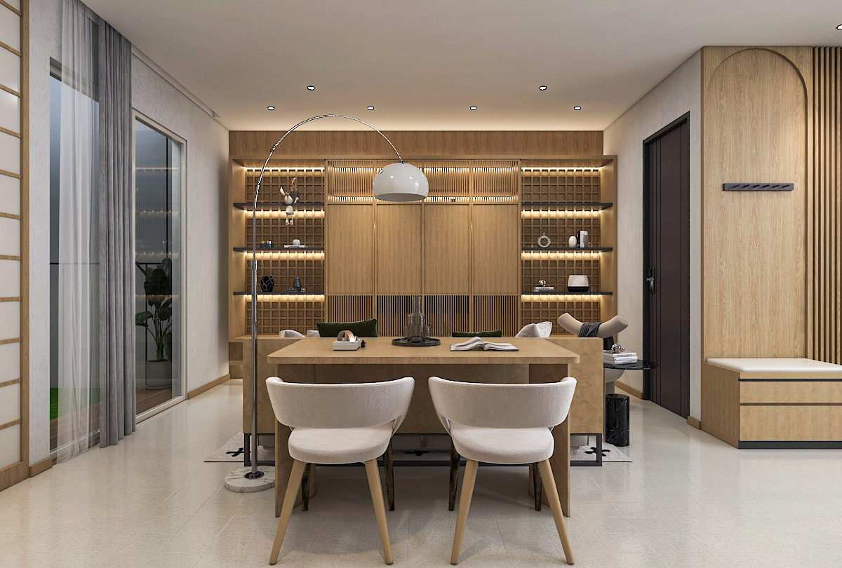 Interior Rumah Japandi Central Park - Desain Interior Surabaya